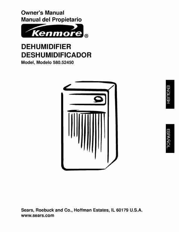 Kenmore Dehumidifier 580_5245-page_pdf